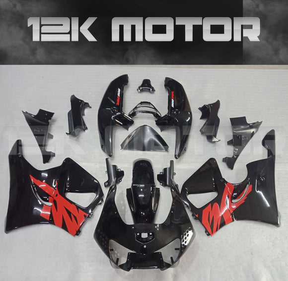 Black and Red Fairing Kit Fit HONDA CBR900RR 1998 1999