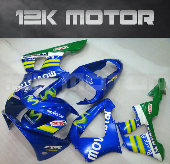 Blue Fairing fit for HONDA CBR929RR 2000 2001 Aftermarket Fairing Kit