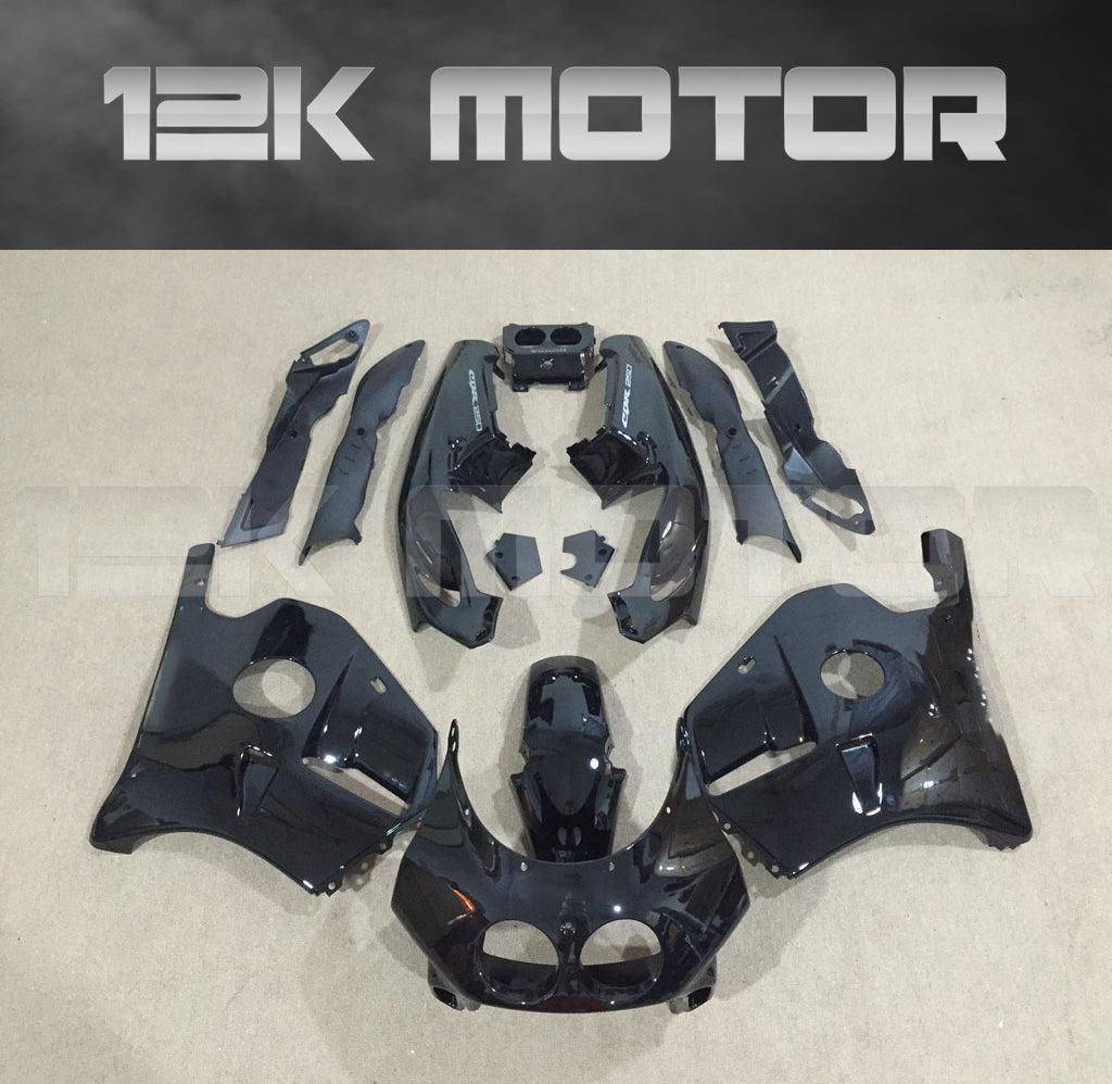 CBR250RR fairings / MC22 fairings 1990-1999 Honda Gloss Black Fairing Set