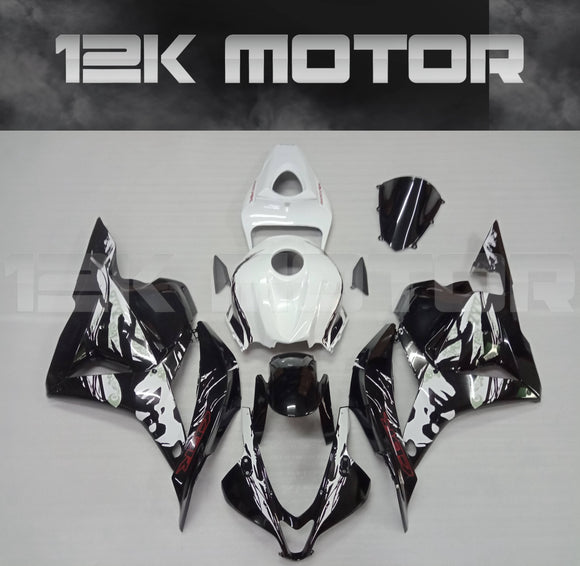 Fairing fit for HONDA CBR600RR 2009-2012 Black And White design Aftermarket Fairing Kit