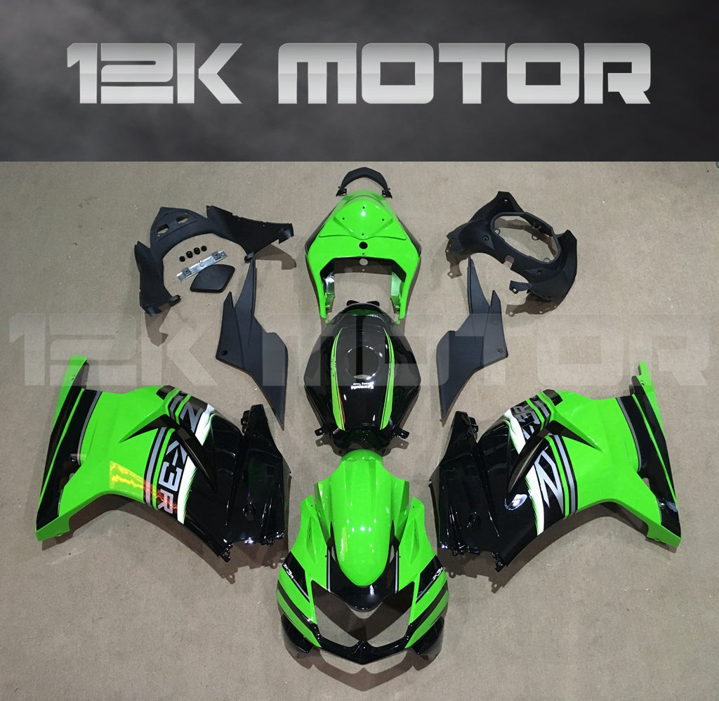Fairings for Kawasaki Ninja 250 EX250 2008 2009 2010 2011 2012 Fairing Kits Black Green