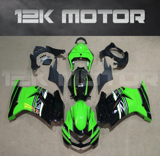 Fairings for Kawasaki Ninja 250 EX250 2008 2009 2010 2011 2012 Fairing Kits Black Green