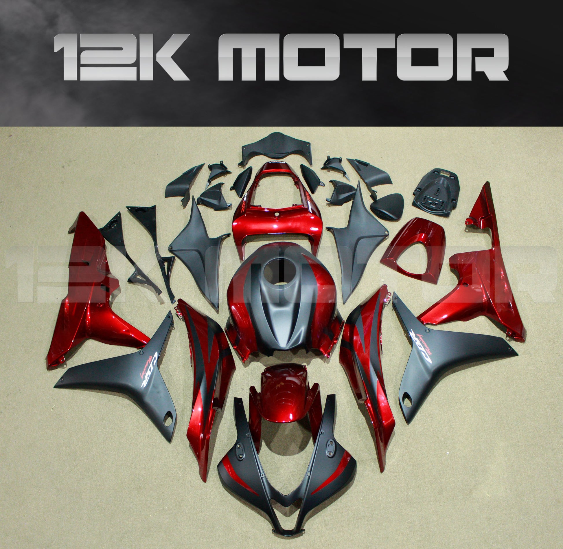 Fit for HONDA CBR600RR 2007 2008 Candy Red Fairing kits Aftermarket Fairing Kit