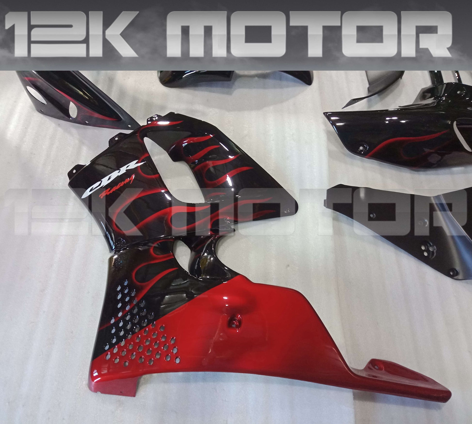 Flame Design Fairing Fit HONDA CBR900RR 1992 1993 1994 1995
