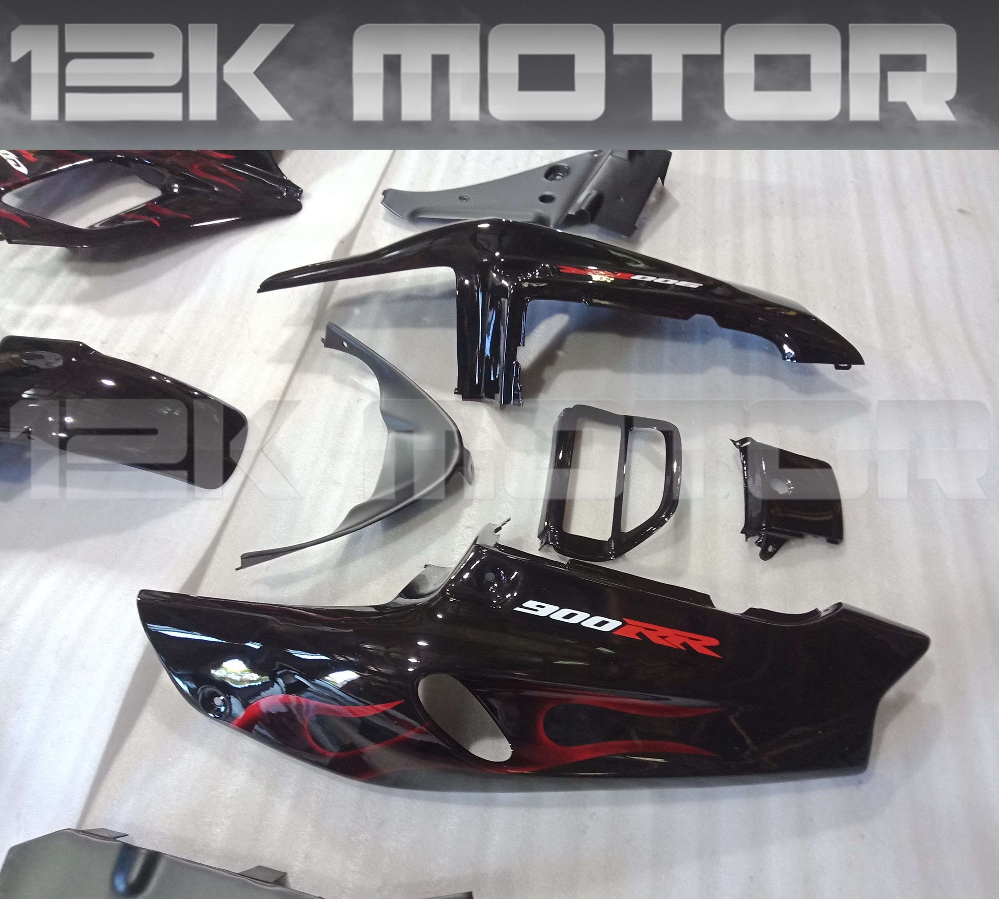 Flame Design Fairing Fit HONDA CBR900RR 1992 1993 1994 1995