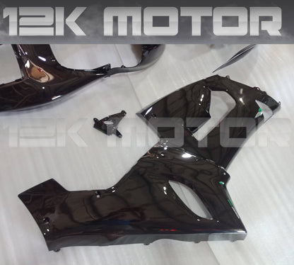For KAWASAKI ZX6R Black Fairing Kit 2005 2006