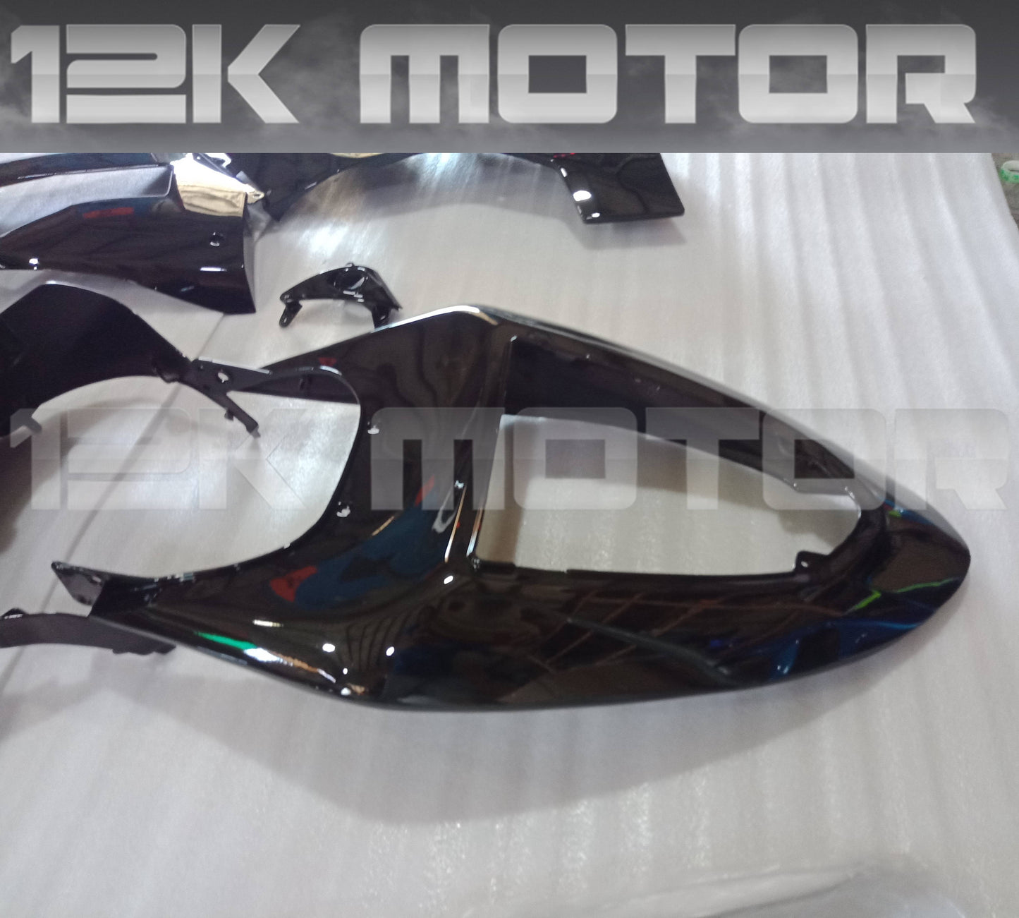 For KAWASAKI ZX6R Black Fairing Kit 2005 2006