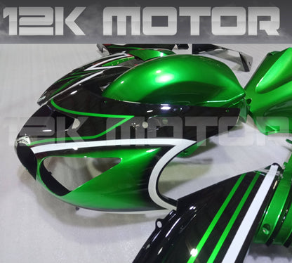 Green Black Fairing Kit For KAWASAKI ZX-14R 2006 -2011