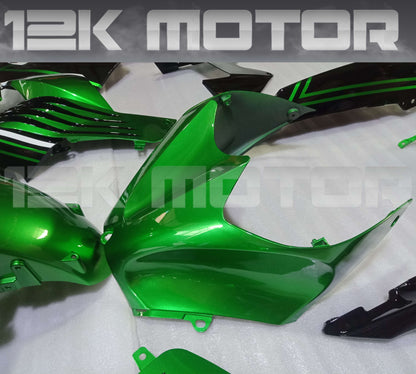 Green Black Fairing Kit For KAWASAKI ZX-14R 2006 -2011