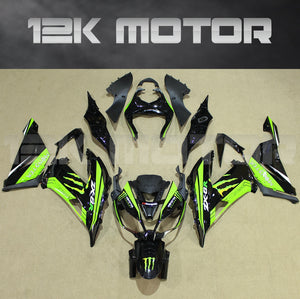 Green Design Fairing Kit for Kawasaki ZX-6R 2013 2014 2015 2016 2017 2018