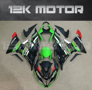 Green Scheme Fairing Kit for Kawasaki ZX-6R 2013 2014 2015 2016 2017 2018