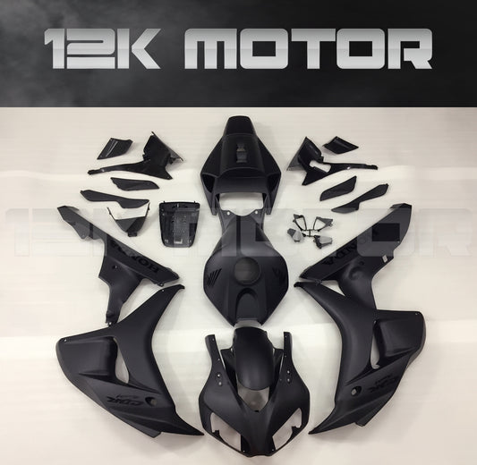 HONDA CBR1000RR 2006 2007 Plain Matt Black Fairing Kits