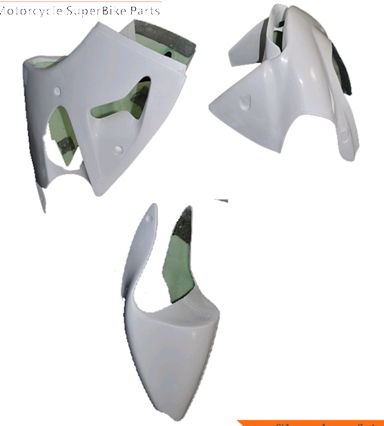 KAWASAKI ZX6R Race Fairing Kit Fiberglass Track Fairing Set 1998-1999