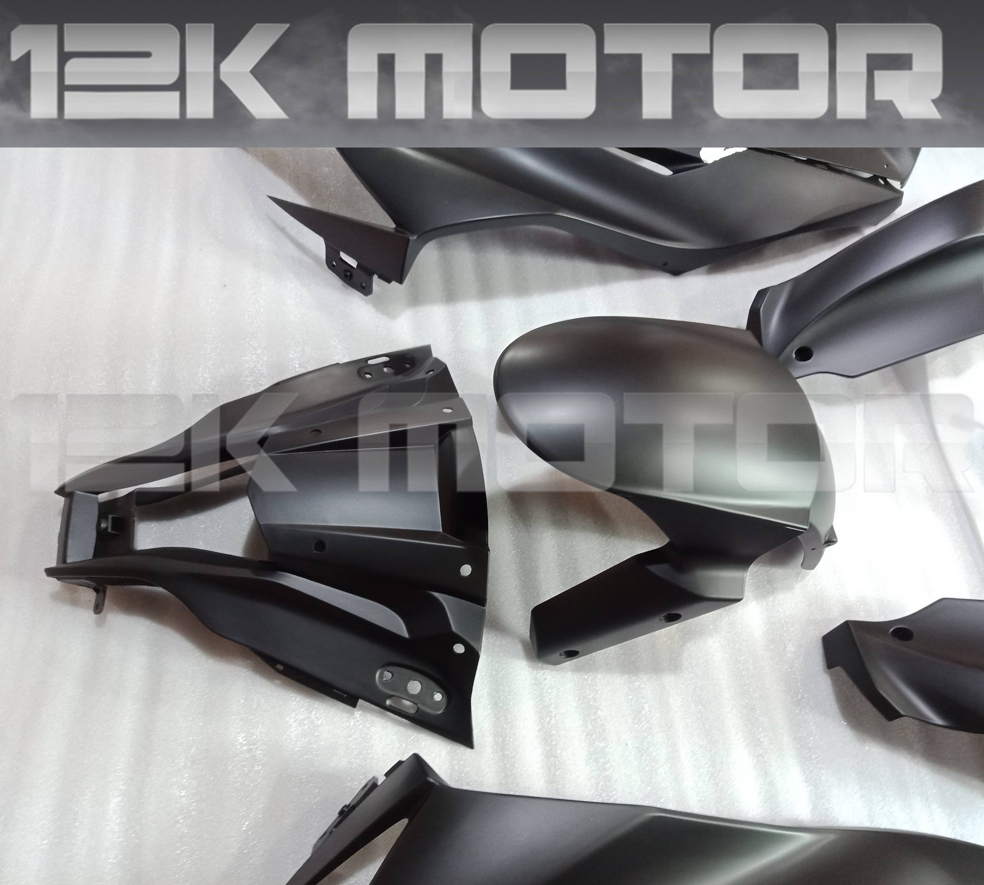 Matt Black Kawasaki ZX10R Fairing Kit 2011 - 2015 - 02