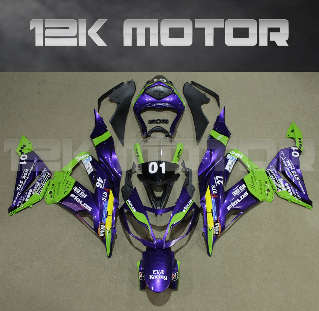 Purple Color Fairing Kit for Kawasaki ZX-6R 2013 2014 2015 2016 2017 2018