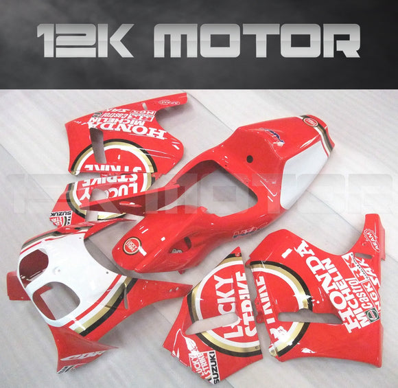 Red Fairing Kit Fits HONDA VFR 400 R NC30 1989 - 1993 Aftermarket Fairing
