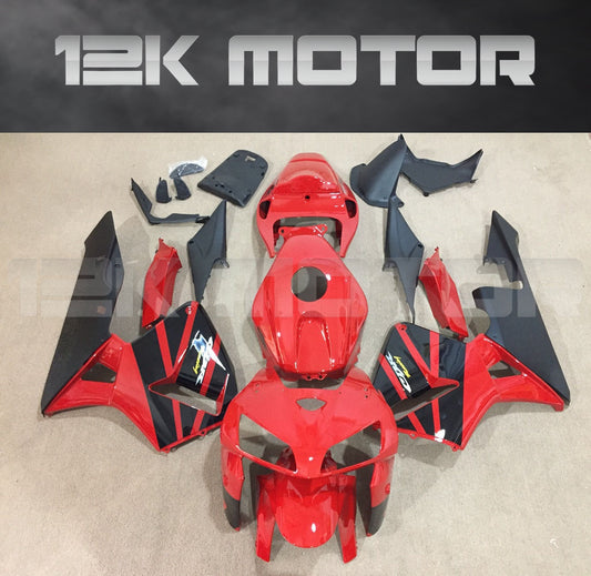 Red and Black design Fairing kits Fit for HONDA CBR600RR 2005 2006 Aftermarket Fairing Kit