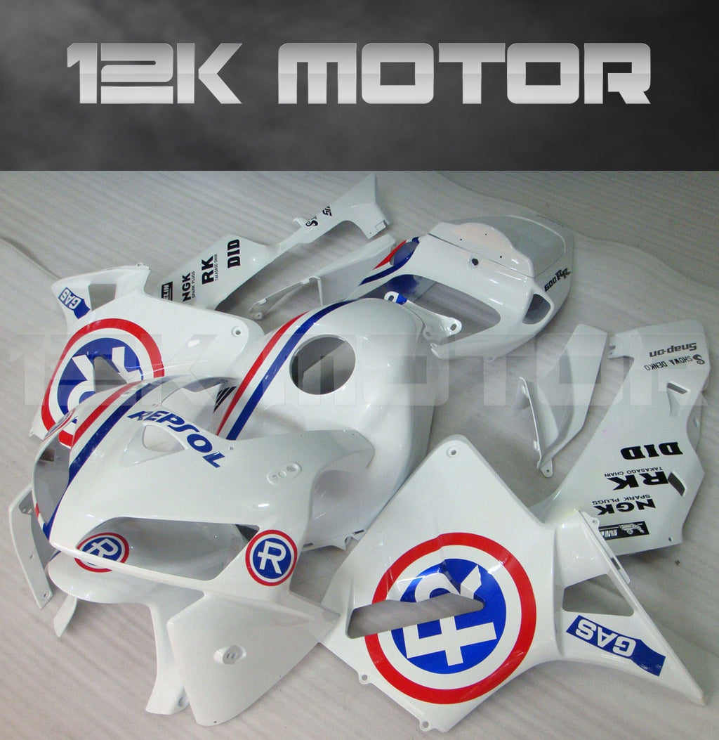 Repsol White Fairing Kit Sets Fit for HONDA CBR600RR 2005 2006 Aftermarket Fairing Kit