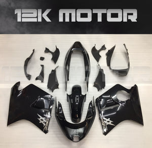 Silver Black Fairing fit HONDA CBR1100XX Blackbird 1996 1997 - 2007