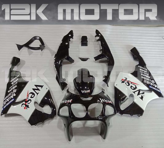 West Scheme Fairing Kit Fit KAWASAKI ZX7R 1996-2003