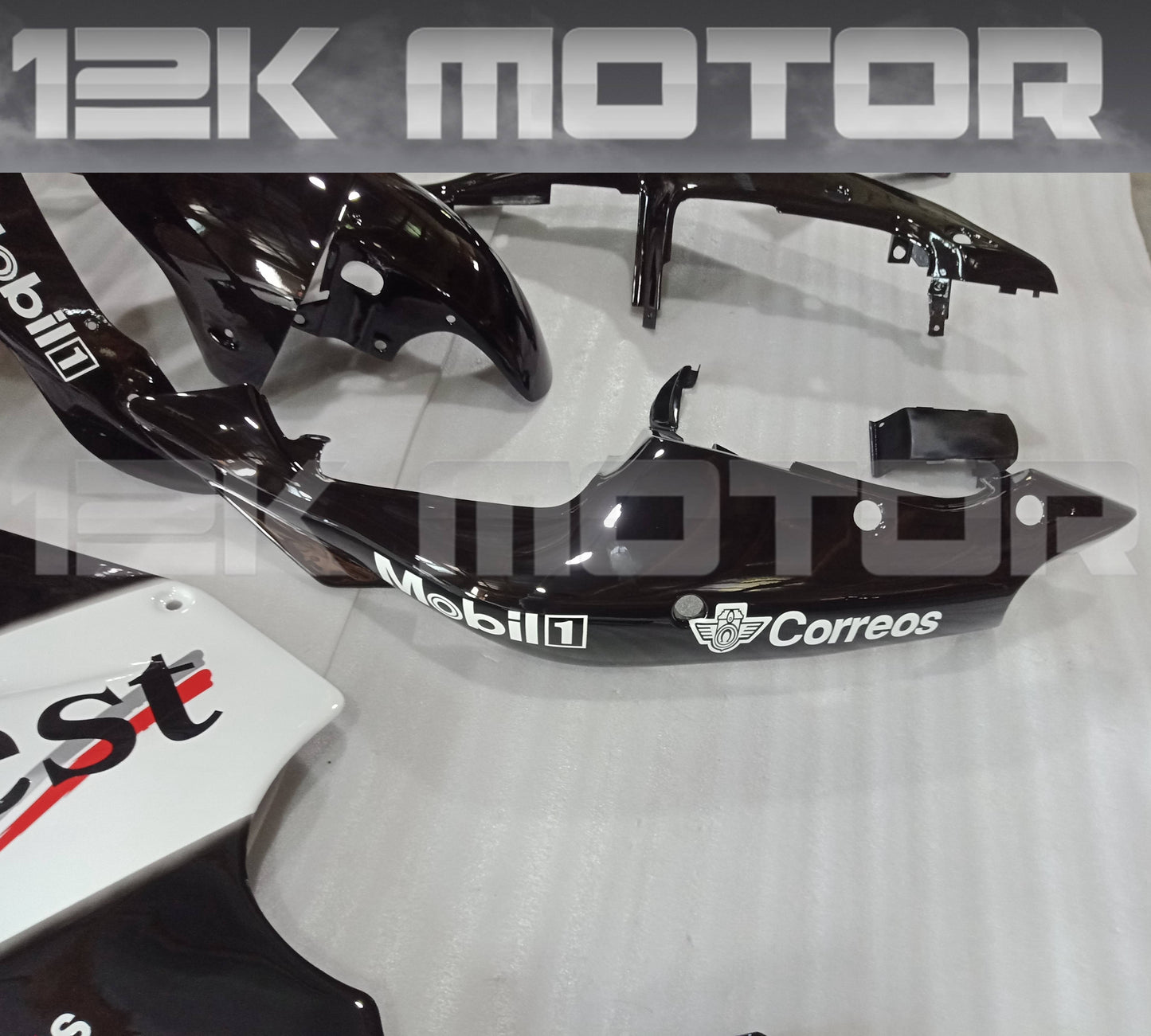 West Scheme Fairing Kit Fit KAWASAKI ZX7R 1996-2003