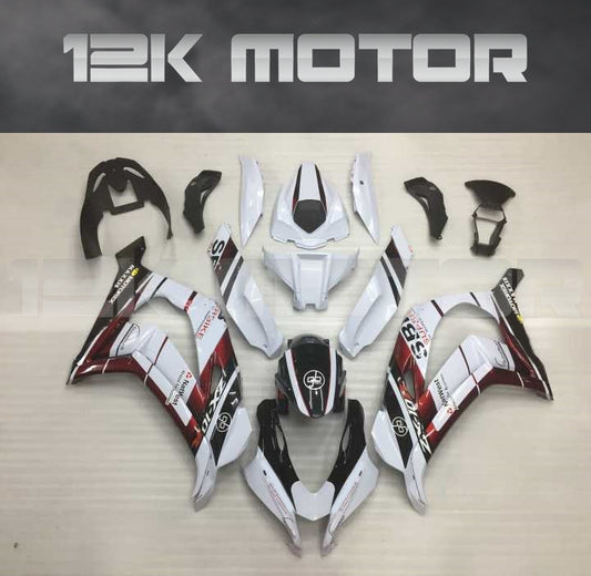 White Red Design Fairing Kit For KAWASAKI ZX-10R 2016 2017 2018 2019 2020