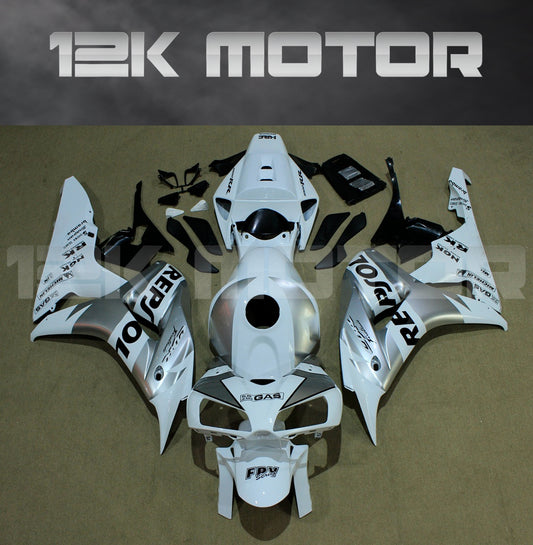 White Silver Repsol Fairing fit for HONDA CBR1000RR 2006 2007 Aftermarket Fairing Kits