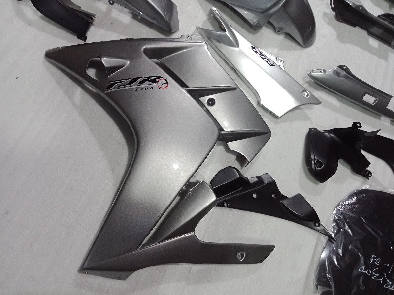 ---AU STOCKING---Silver Fairing Kit For Yamaha FJR1300 2001 2002 2003 ...