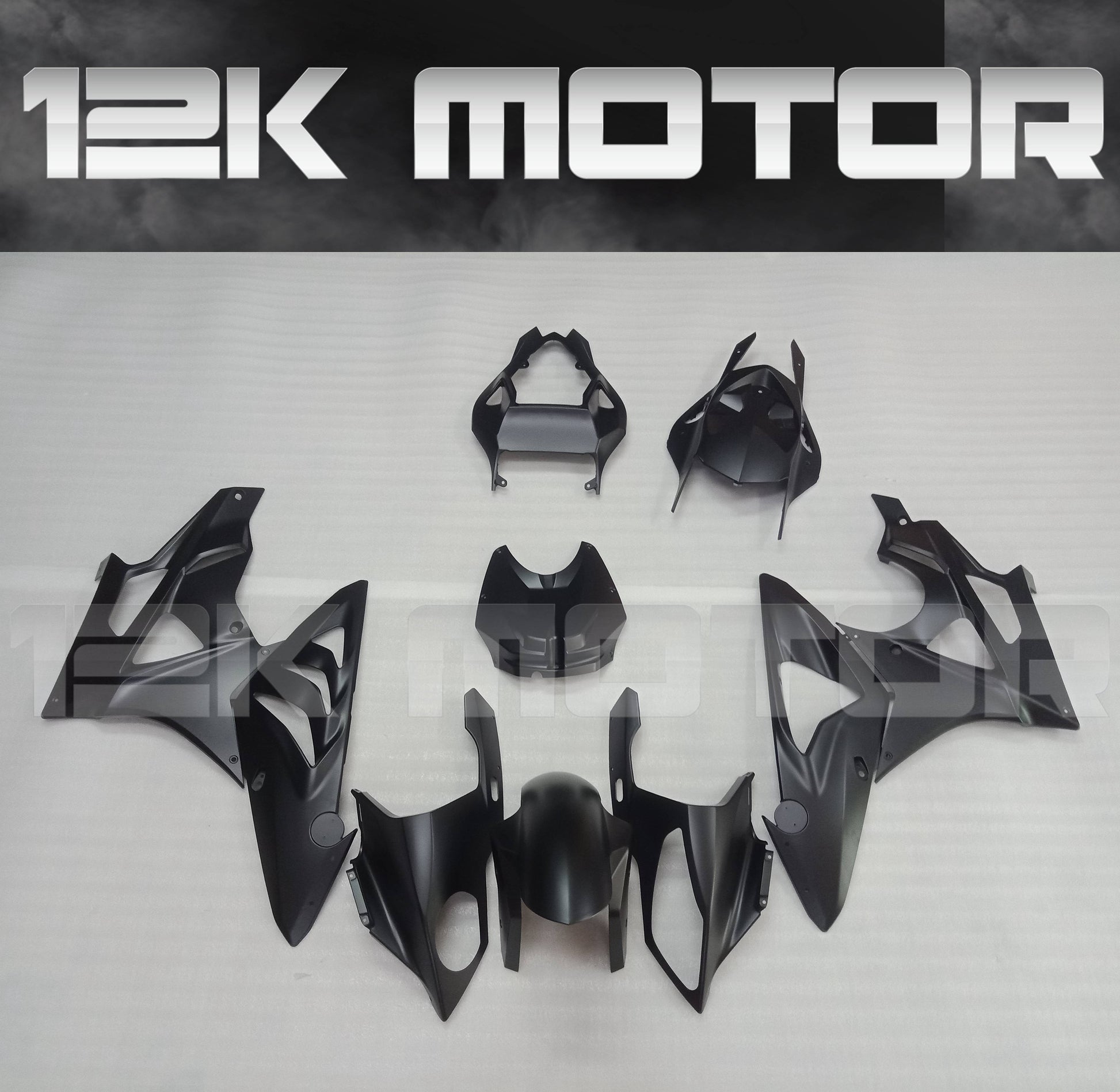 BMW S1000RR 2009-2014 Matt Black Fairing | 12K MOTOR