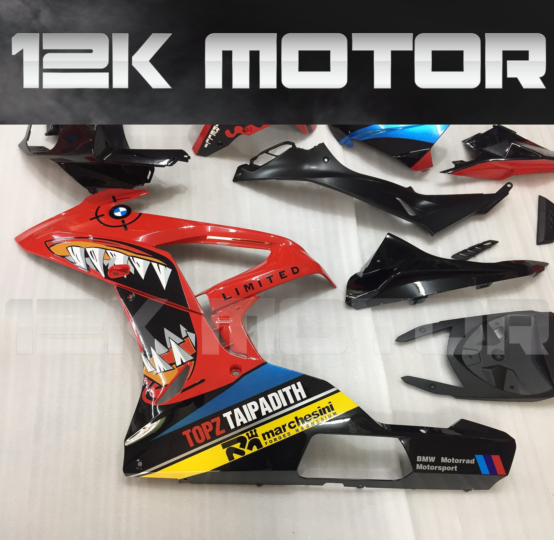BMW S1000RR 2015-2018 Shark Fairing | 12K MOTOR