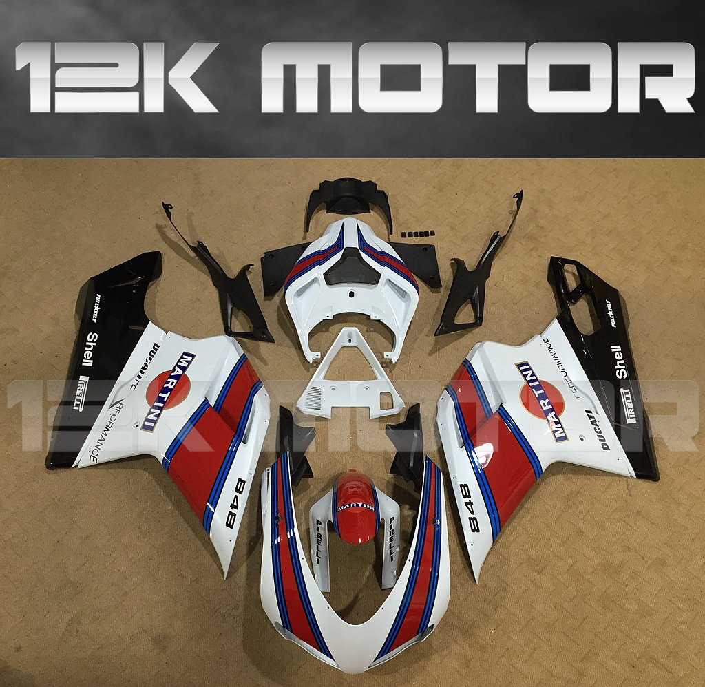 Ducati 848/1098/1198 Martini Fairing | 12K MOTOR