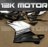 Ducati 848/1098/1198 Satin Black and White Fairing | 12K MOTOR