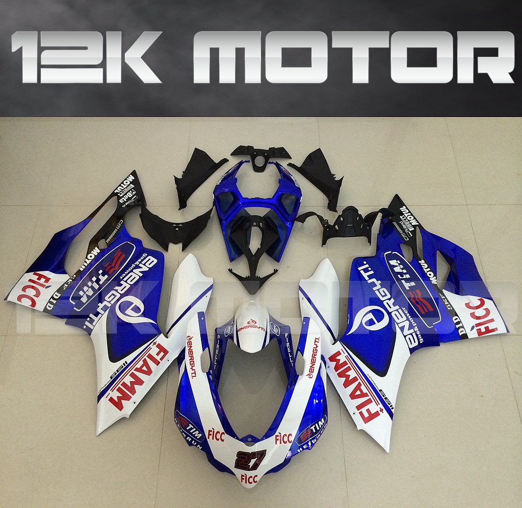 Ducati 899/1199 Fairing Blue FIAMM Design | 12K MOTOR