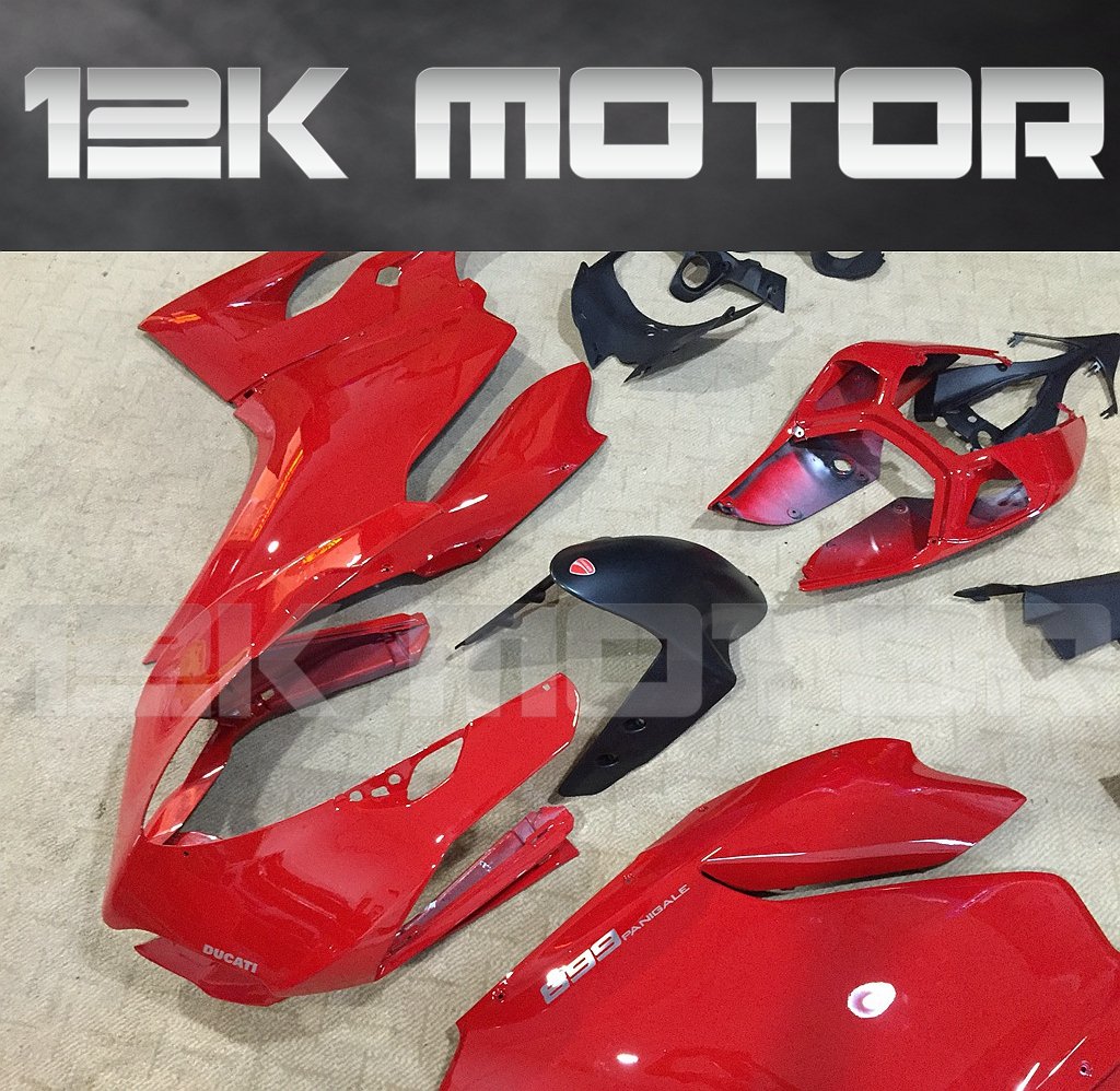 Ducati 899/1199 Plain Red Fairing | 12K MOTOR