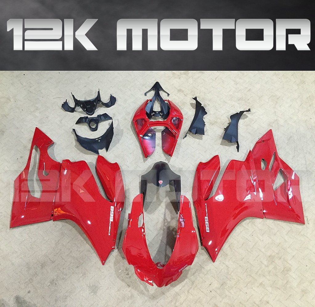 Ducati 899/1199 Plain Red Fairing | 12K MOTOR