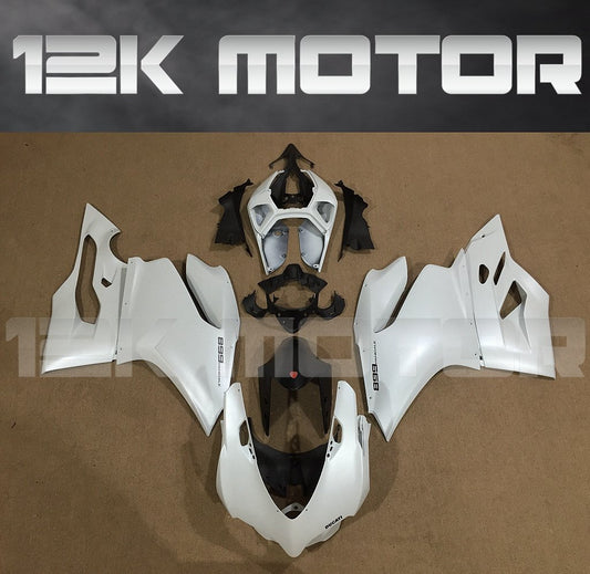 Ducati 899/1199 Satin Pearl White Fairing | 12K MOTOR