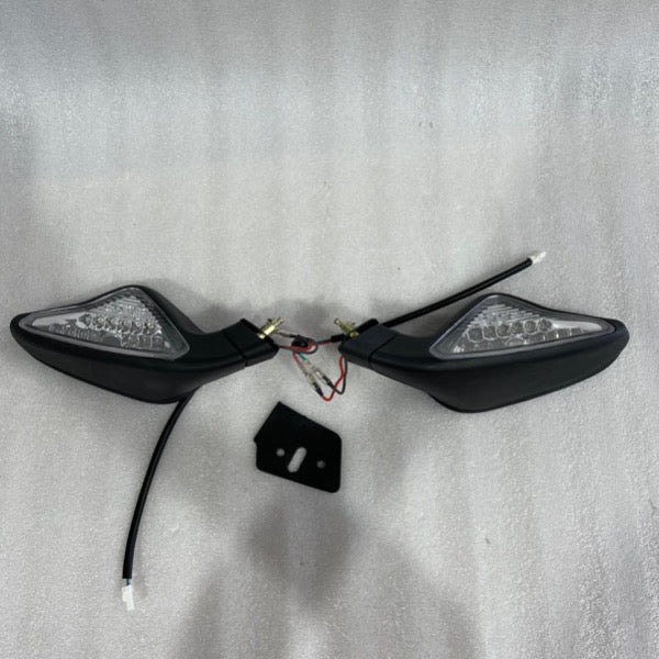 LED indicator mirror