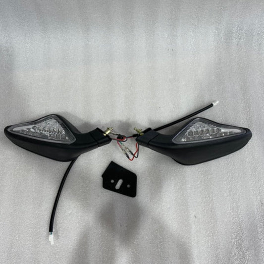 LED indicator mirror