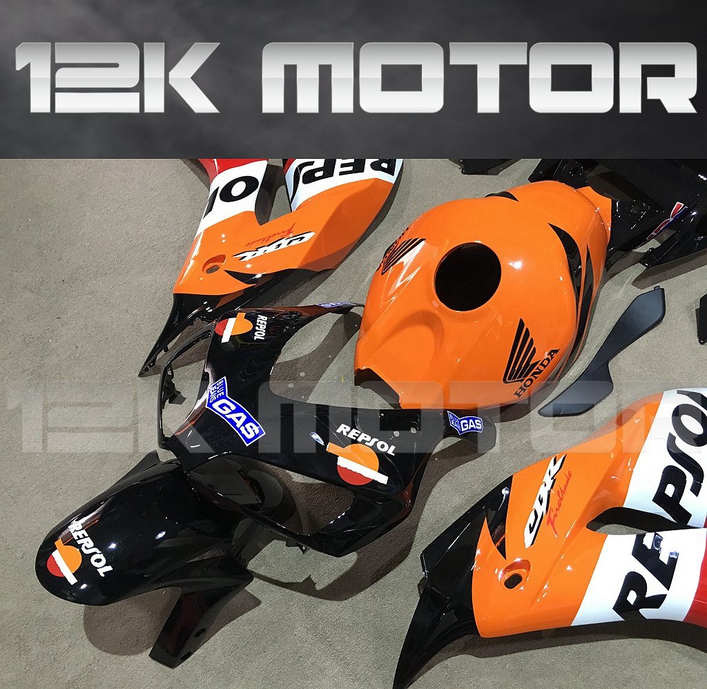 HONDA CBR1000RR 2006 2007 Orange Repsol Fairing | 12K MOTOR