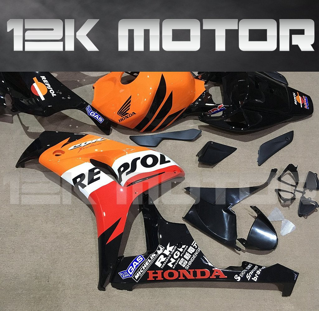 HONDA CBR1000RR 2006 2007 Orange Repsol Fairing | 12K MOTOR
