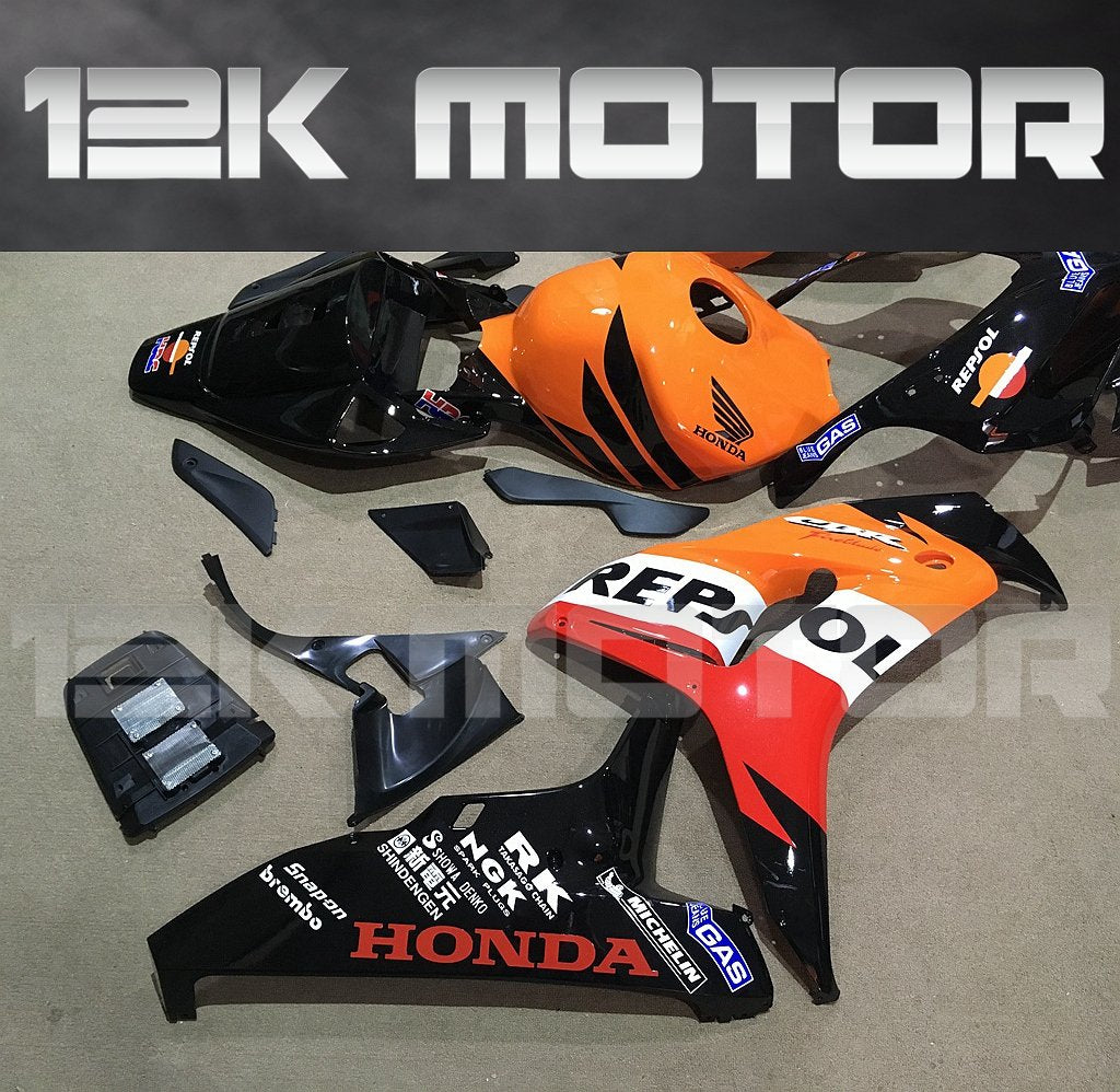 HONDA CBR1000RR 2006 2007 Orange Repsol Fairing | 12K MOTOR