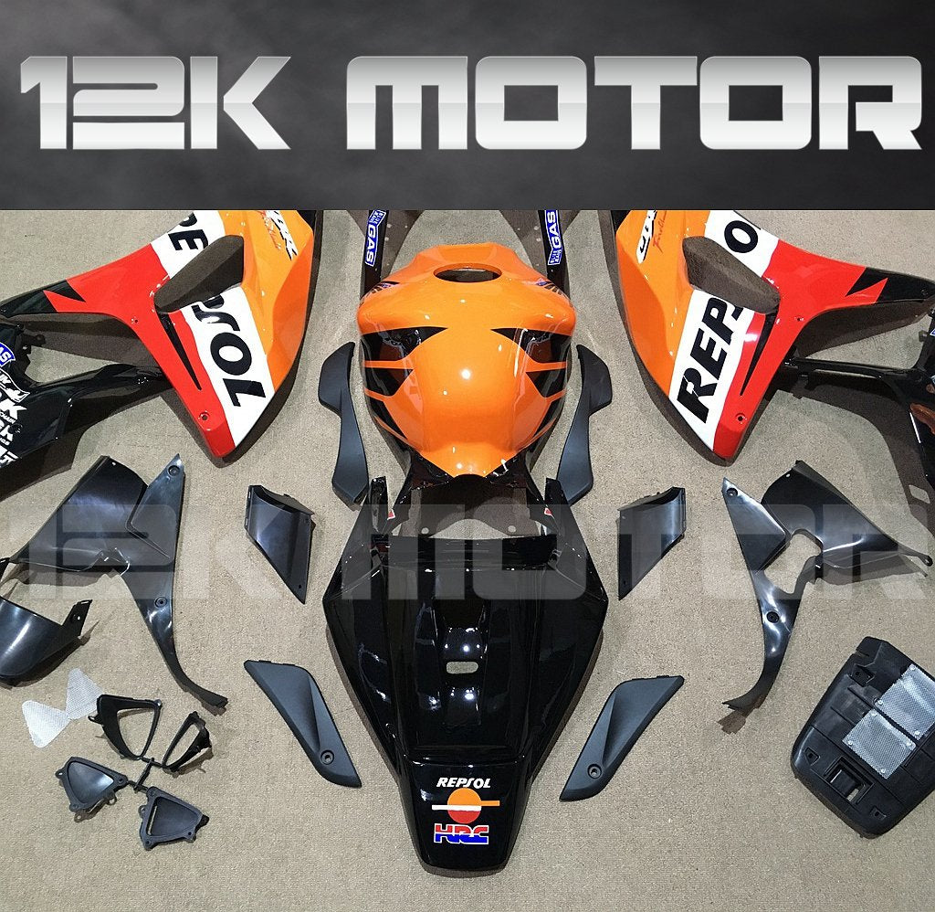 HONDA CBR1000RR 2006 2007 Orange Repsol Fairing | 12K MOTOR