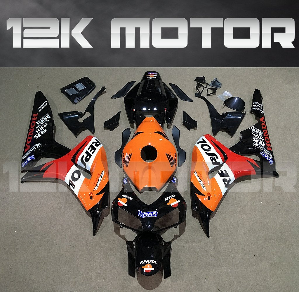 HONDA CBR1000RR 2006 2007 Orange Repsol Fairing | 12K MOTOR