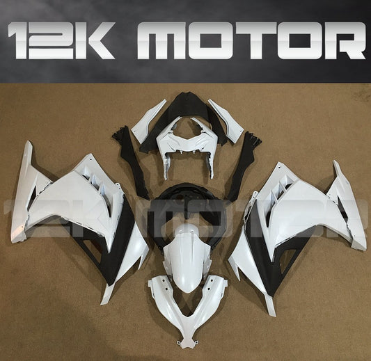 KAWASAKI Ninja 300 2012-2017 White Fairing | 12K MOTOR