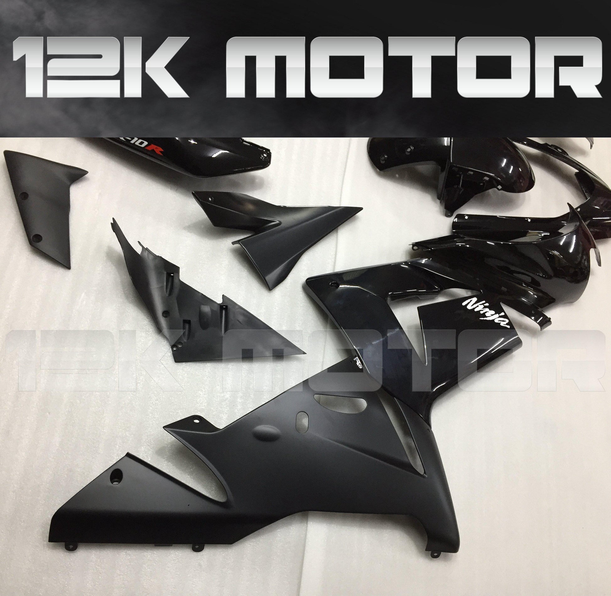 KAWASAKI ZX10R 2004 2005 Black Fairing | 12K MOTOR
