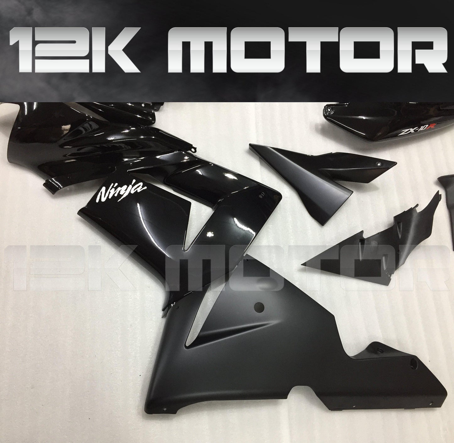 KAWASAKI ZX10R 2004 2005 Black Fairing | 12K MOTOR
