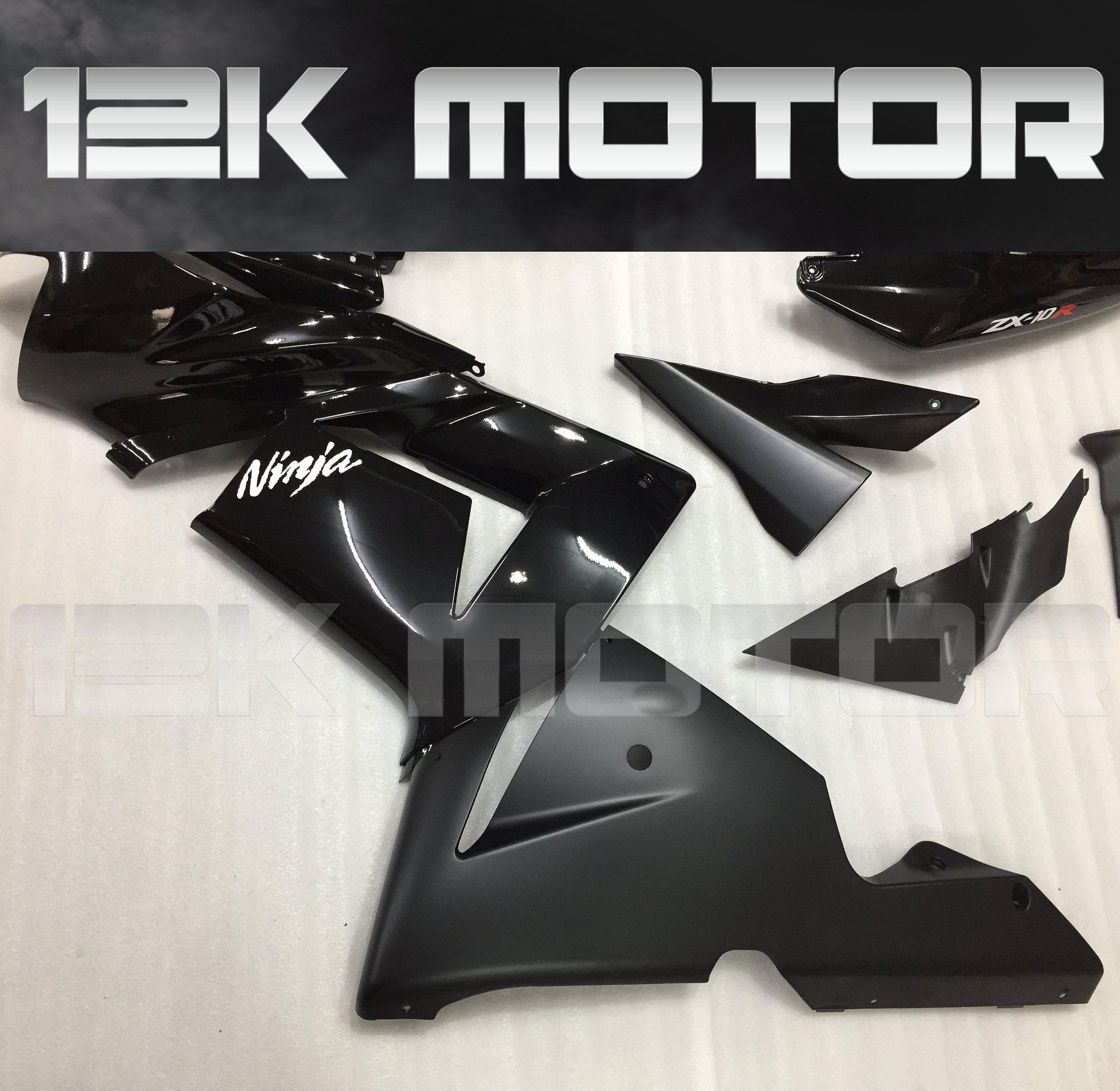 KAWASAKI ZX10R 2004 2005 Black Fairing | 12K MOTOR