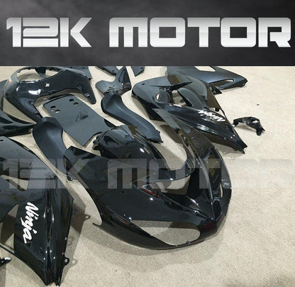 KAWASAKI ZX10R 2006 2007 Gloss Black Fairing | 12K MOTOR