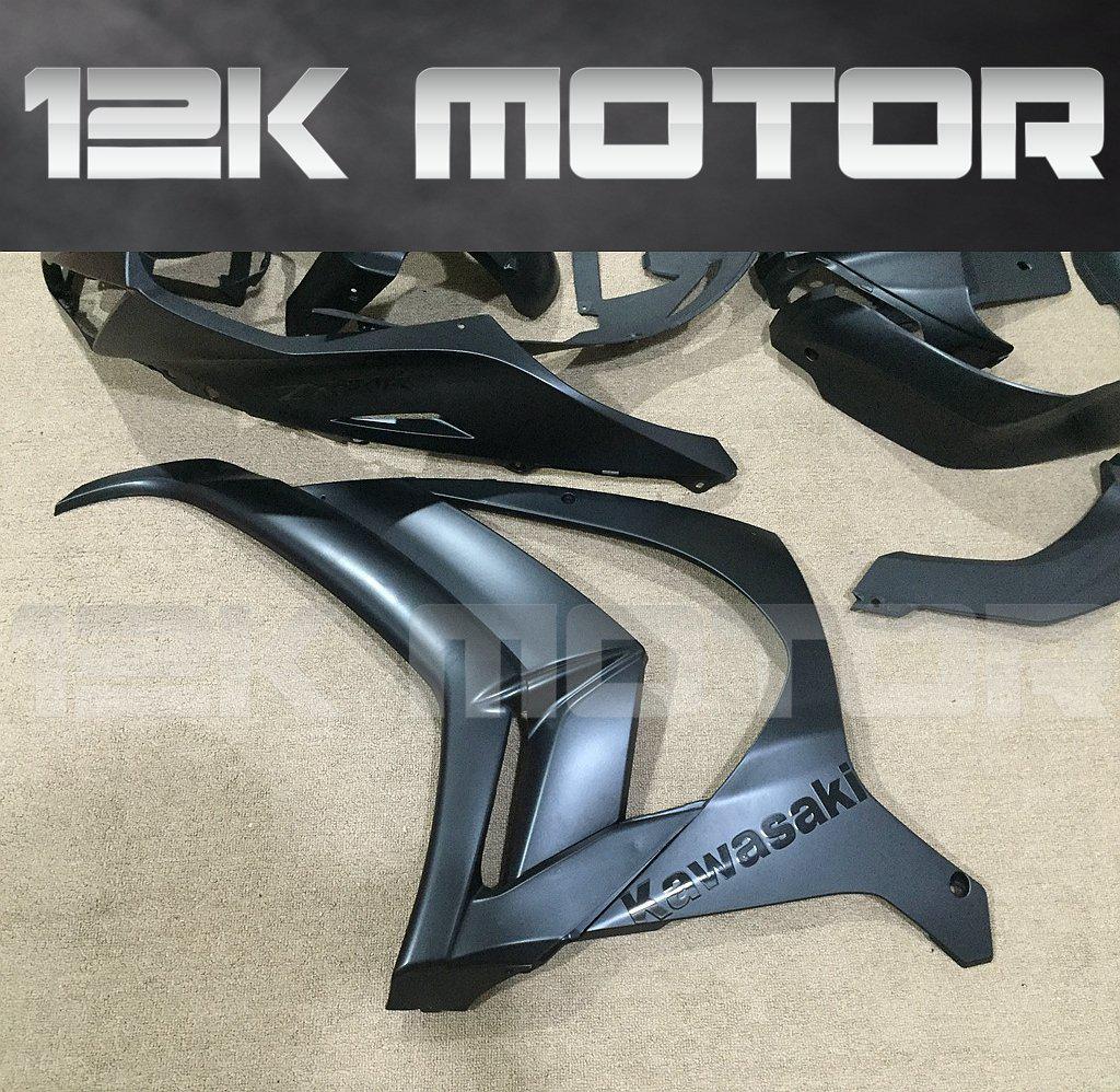 KAWASAKI ZX10R 2011-2015 Plain Matt Black Fairing | 12K MOTOR