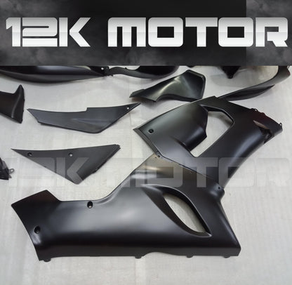 KAWASAKI ZX6R 2005 2006 Matt Black Fairing | 12K MOTOR